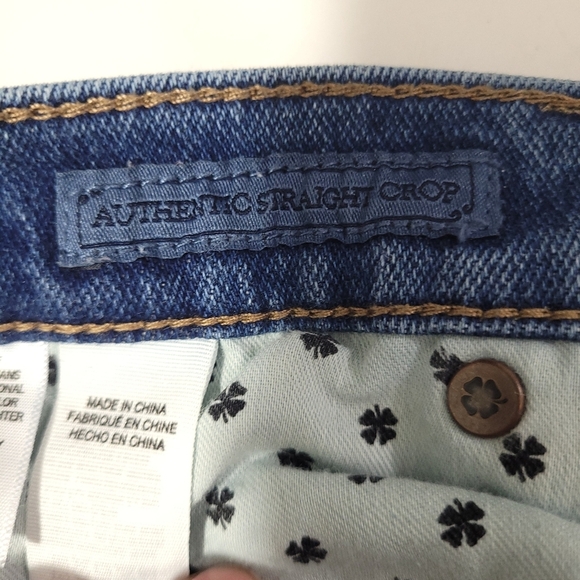 Lucky Brand Authentic Straight Crop Jeans Size 8/29 - Picture 10 of 12